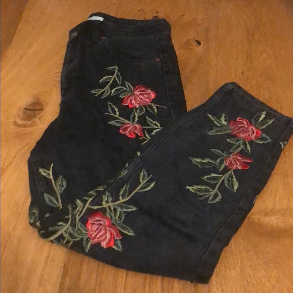 Topshop Moto Rose mom Jean
